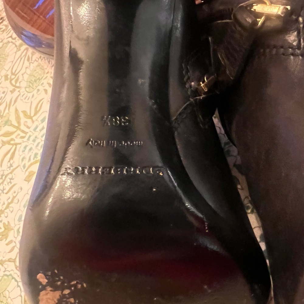 Burberry Black Leather Heeled Ankle Boots - Picture 5 of 7